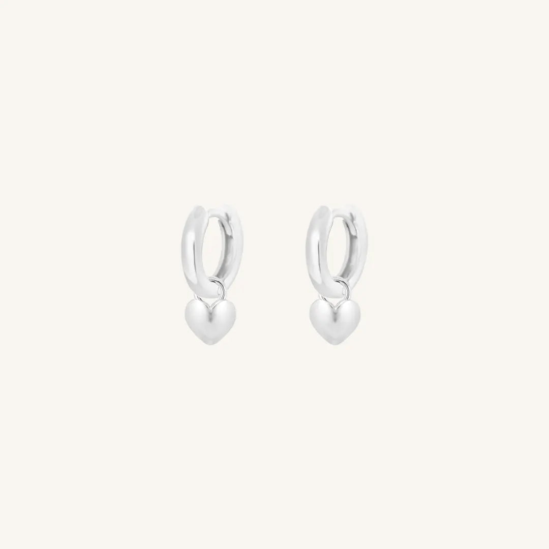 The  SILVER-Billie  Behold Plain Hoops by  Francesca Jewellery from the Earrings Collection.