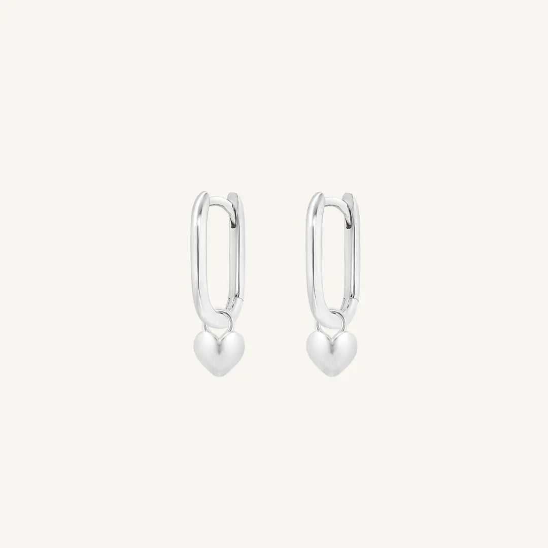 The  SILVER  Behold Marley Hoops by  Francesca Jewellery from the Earrings Collection.