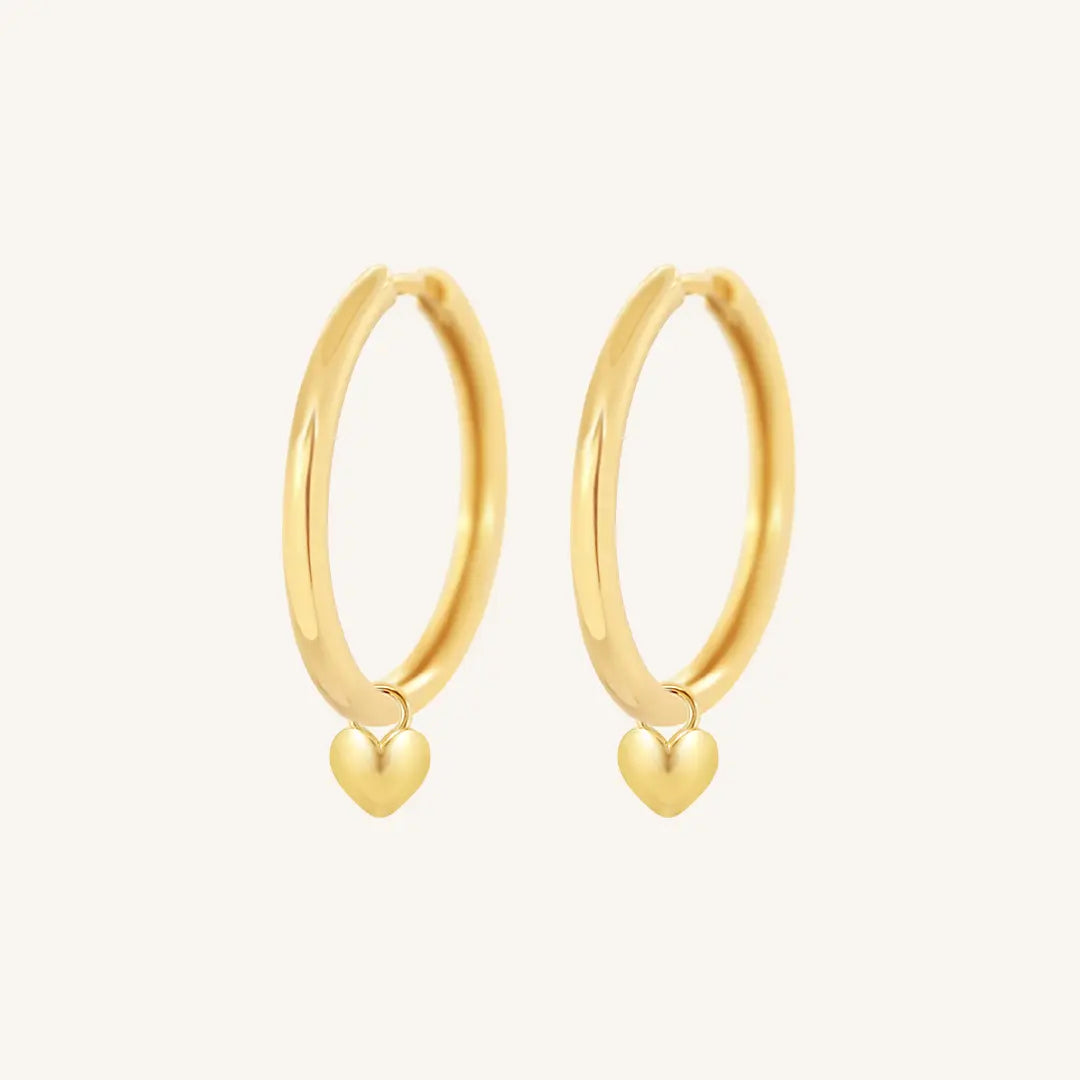 The  GOLD-Riley  Behold Plain Hoops by  Francesca Jewellery from the Earrings Collection.
