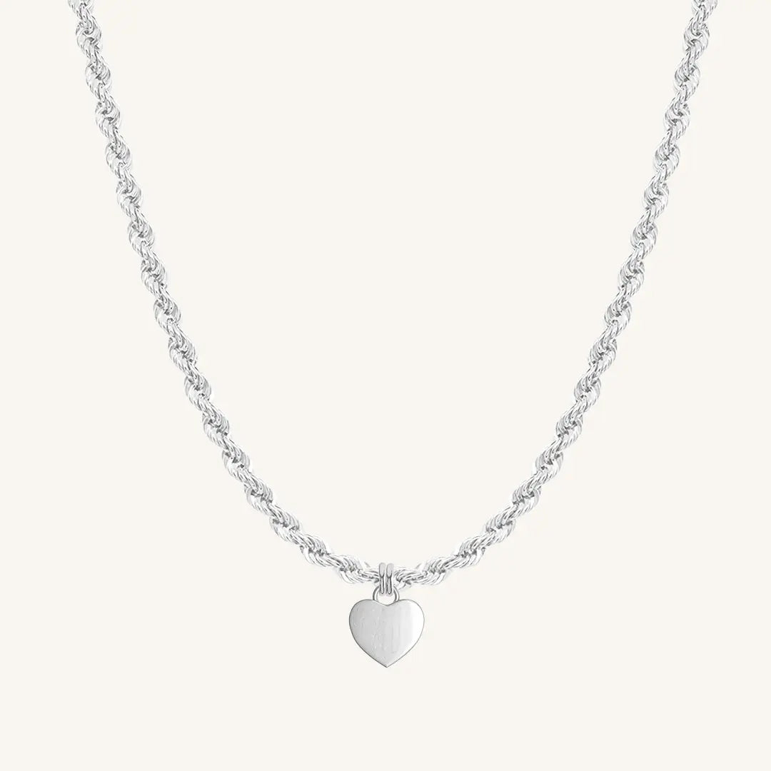 The  SILVER-Rope Mini Behold Necklace (Necklaces) -  Francesca Jewellery