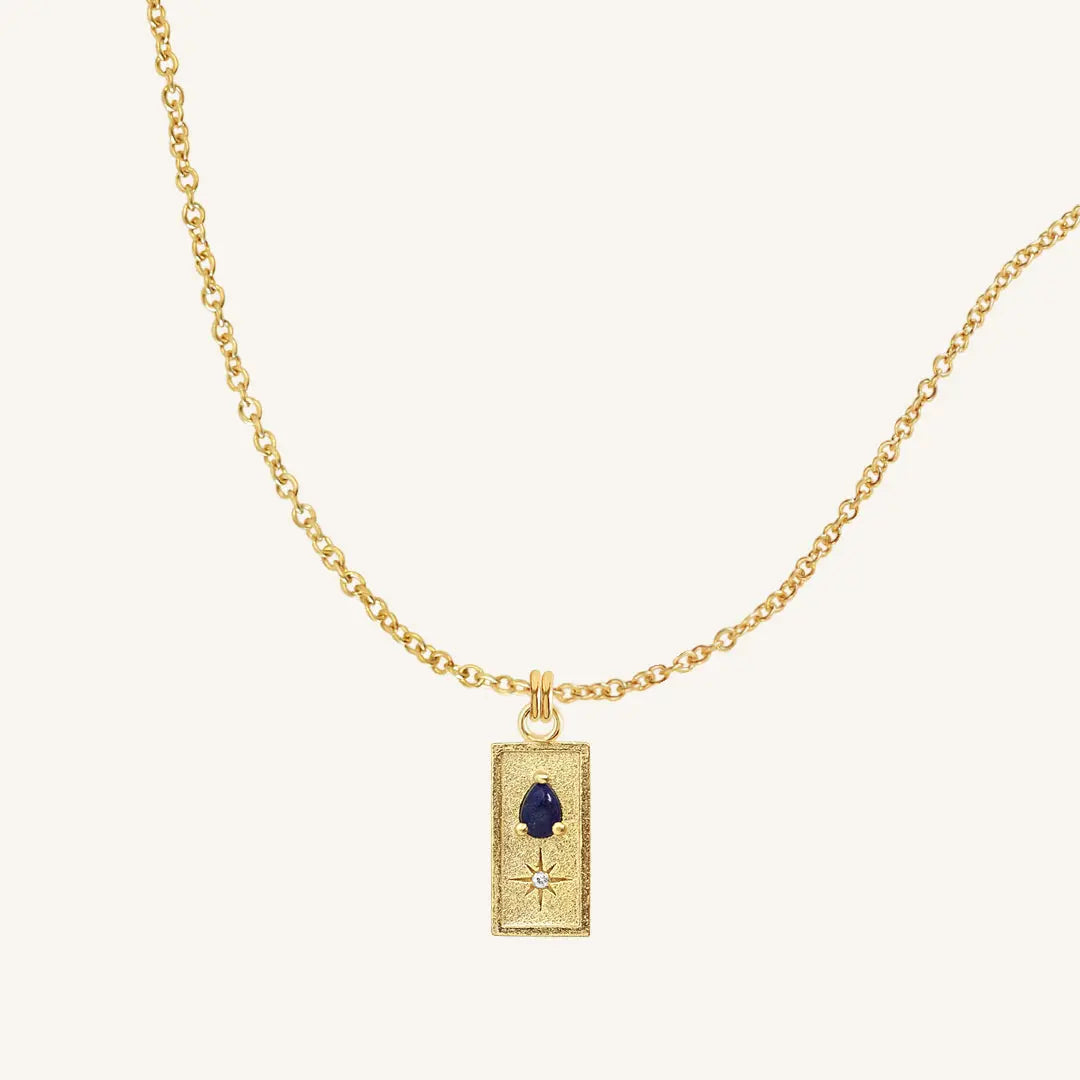The  GOLD-Plain  Bennett Necklace by  Francesca Jewellery from the Necklaces Collection.