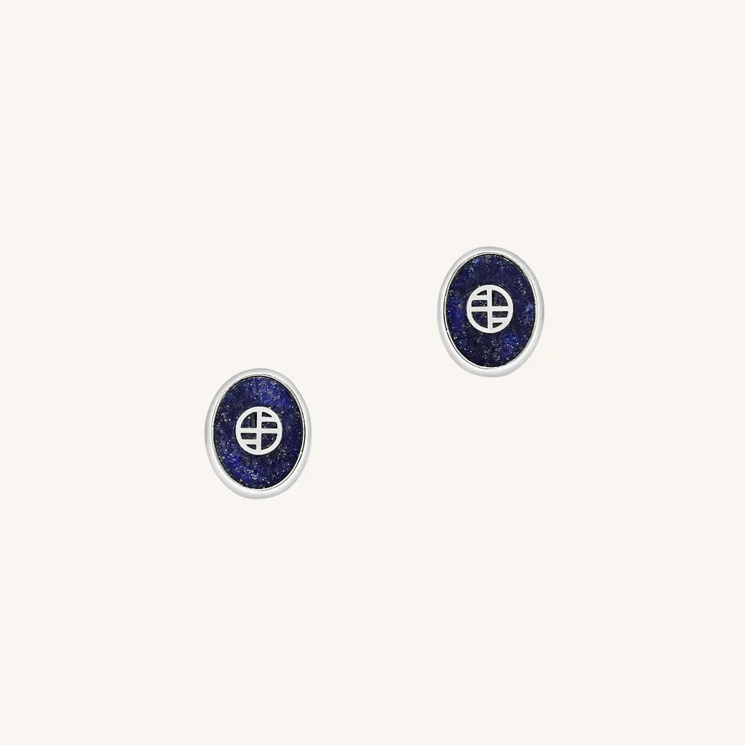 The  SILVER  Bennett Studs by  Francesca Jewellery from the Earrings Collection.