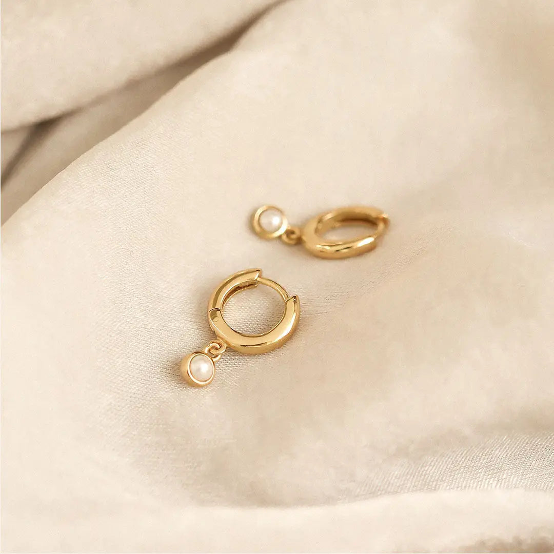 The    Beth Huggies by  Francesca Jewellery from the Earrings Collection.