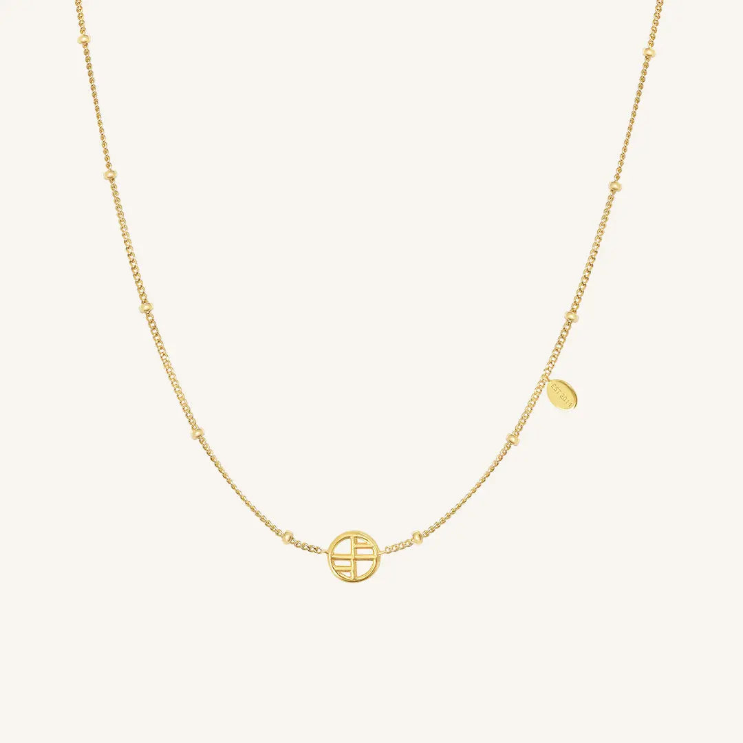 The  GOLD  Insignia Necklace by  Francesca Jewellery from the Necklaces Collection.
