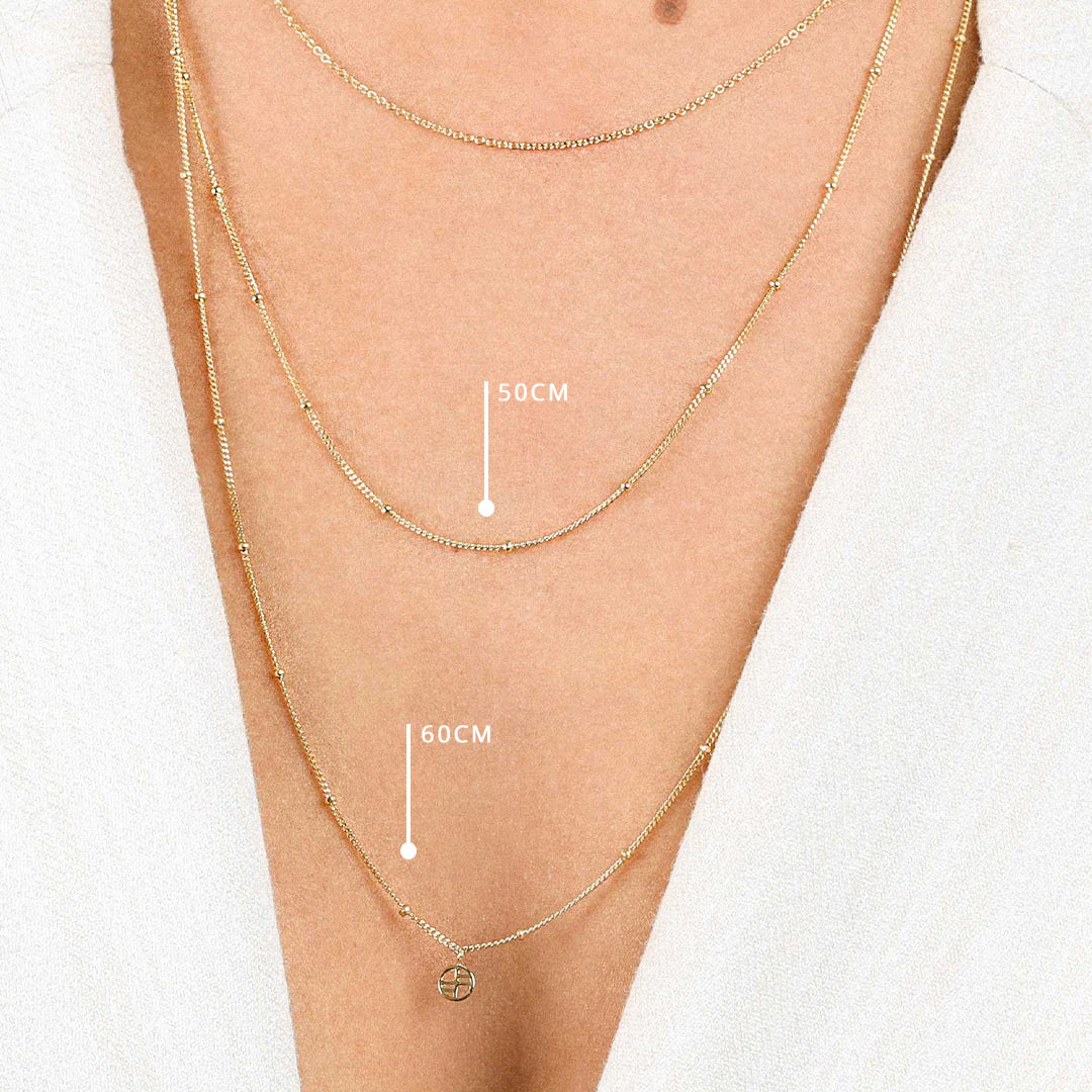 Bobble Chain Necklace 60cm