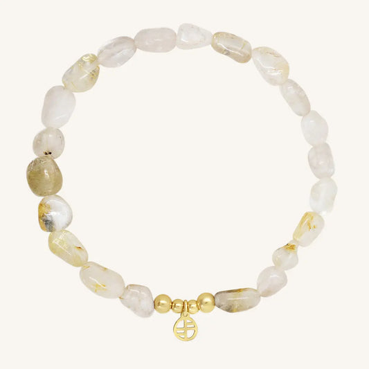 The  GOLD-L  Bronte Bracelet by  Francesca Jewellery from the Bracelets Collection.