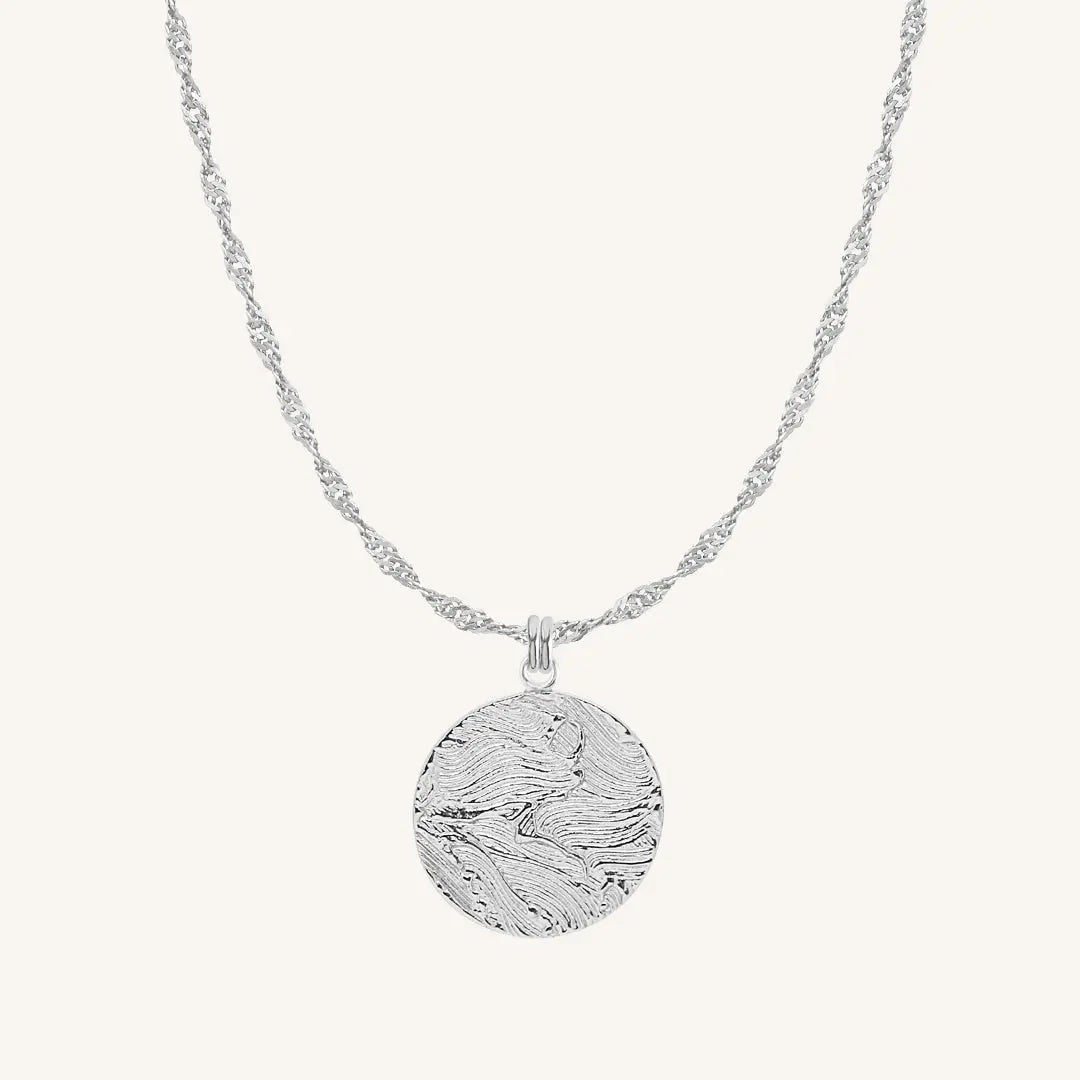 The  SILVER-Entwine  Bronte Necklace by  Francesca Jewellery from the Necklaces Collection.