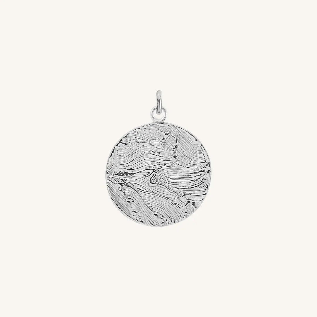 The  SILVER  Bronte Pendant by  Francesca Jewellery from the Charms Collection.