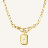 Bevel Photo Locket Necklace