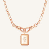 Etch Engraved Story Photo Locket Necklace