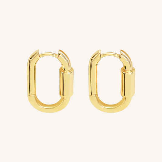 The  GOLD  Camilla Hoops by  Francesca Jewellery from the Earrings Collection.