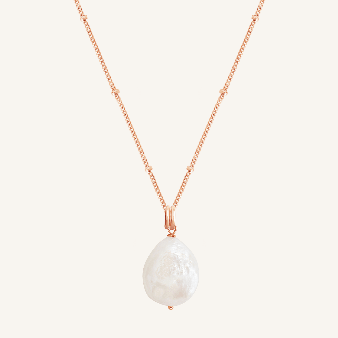 Capri Pearl Charm Necklace