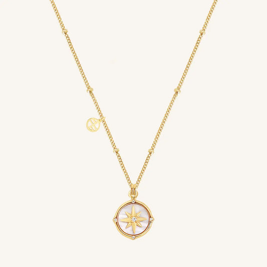 The  GOLD  Explorer Necklace by  Francesca Jewellery from the Necklaces Collection.