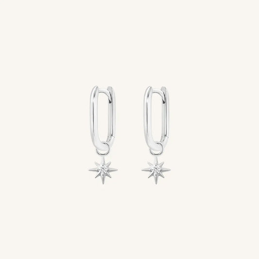 The  SILVER  Contentment Marley Hoops by  Francesca Jewellery from the Earrings Collection.