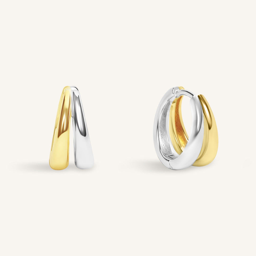 Cooper Duo Double Hoops