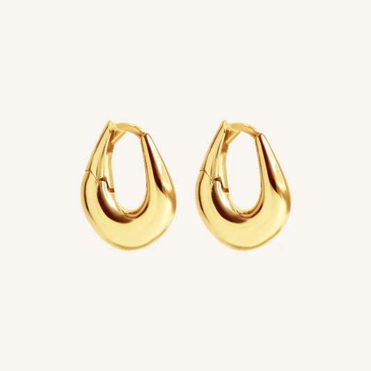 The  GOLD  Cove Hoops by  Francesca Jewellery from the Earrings Collection.