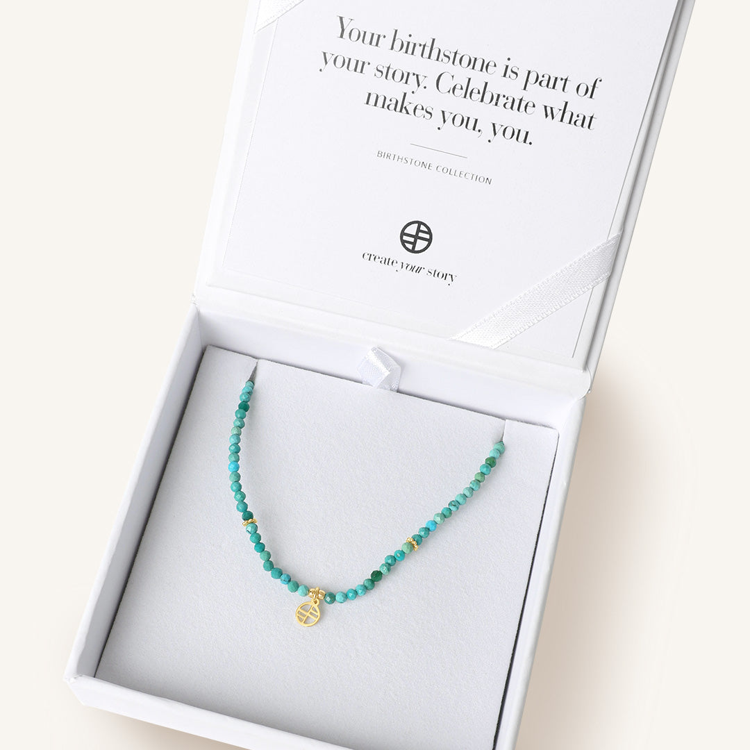 December Birthstone Necklace
