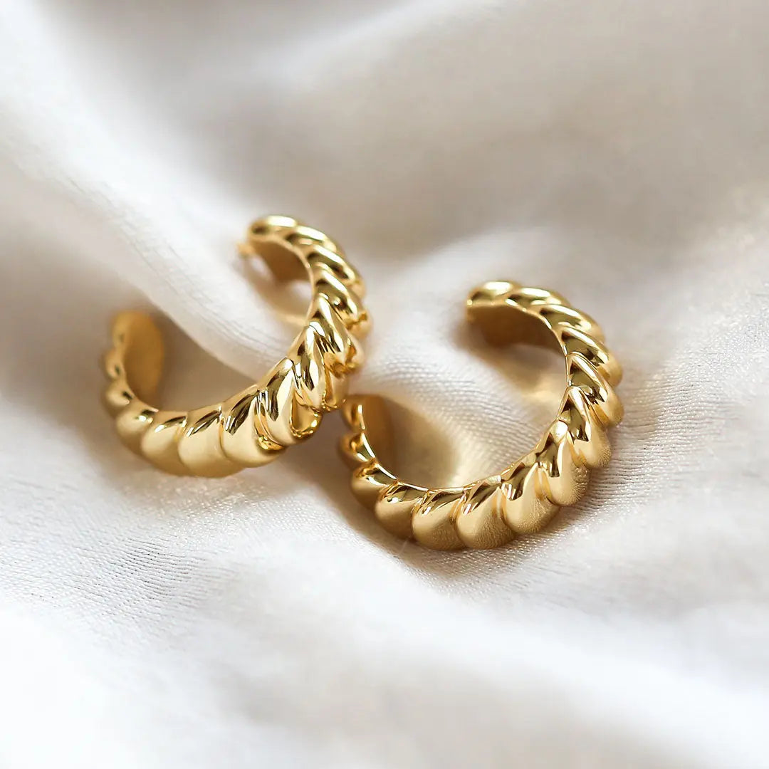 The    Deco Hoops by  Francesca Jewellery from the Earrings Collection.