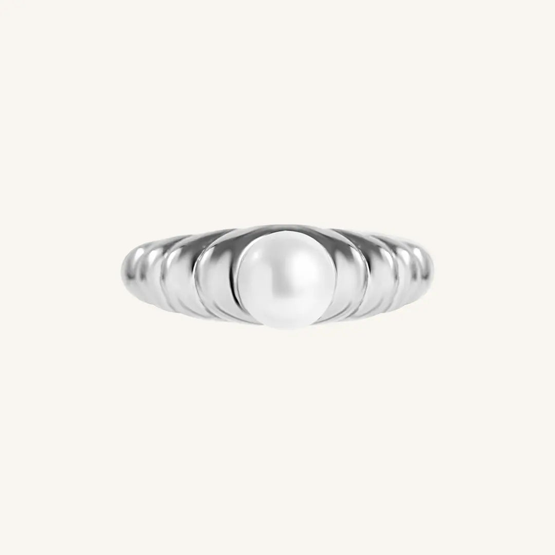 The    Deco Pearl Ring by  Francesca Jewellery from the Rings Collection.