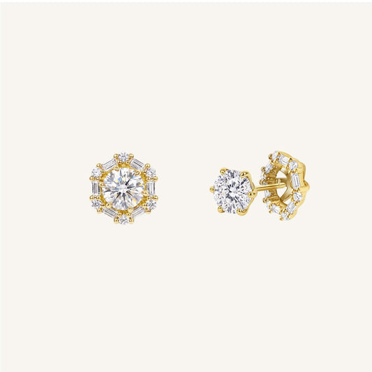 Delilah Halo Studs