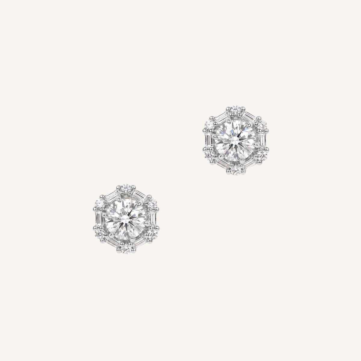 Delilah Halo Studs