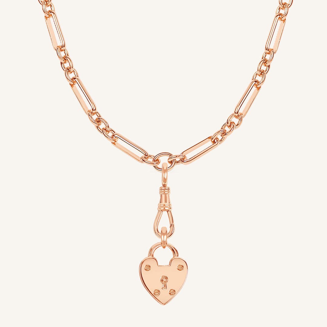 Delilah Heart Pendant Fob Necklace