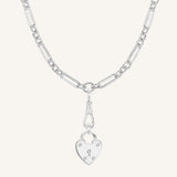 Delilah Heart Pendant Fob Necklace