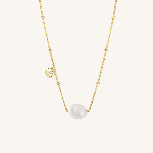 The  GOLD  Dove Pearl Necklace by  Francesca Jewellery from the Necklaces Collection.