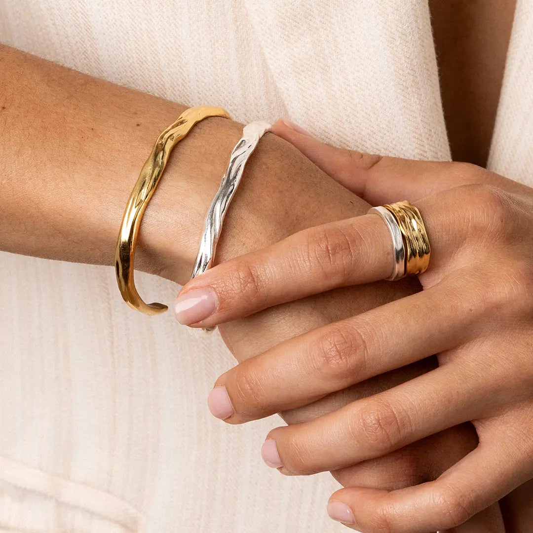 The    Dune Cuff by  Francesca Jewellery from the Bracelets Collection.