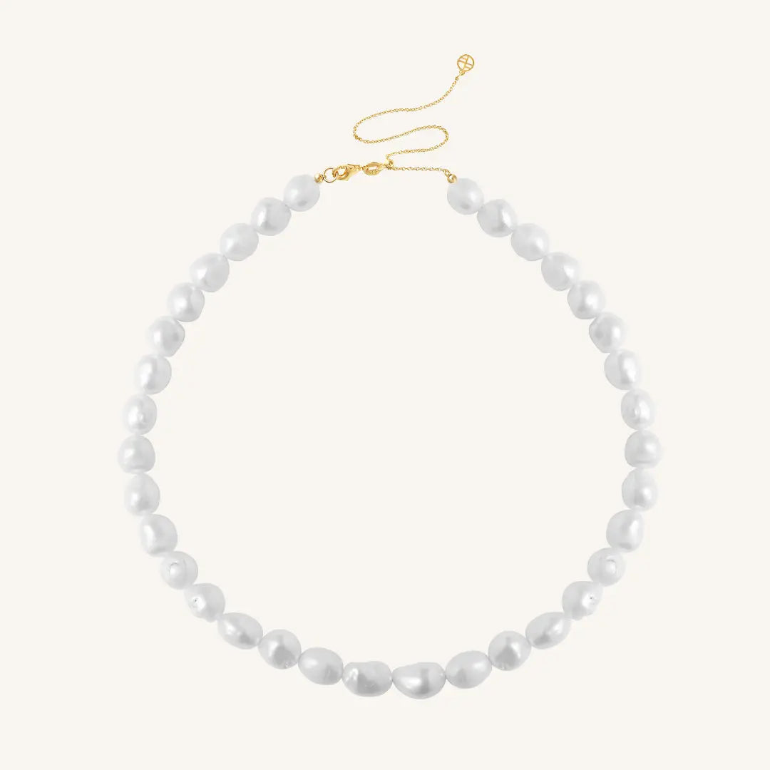 The  GOLD  Elyse Pearl Necklace by  Francesca Jewellery from the Necklaces Collection.