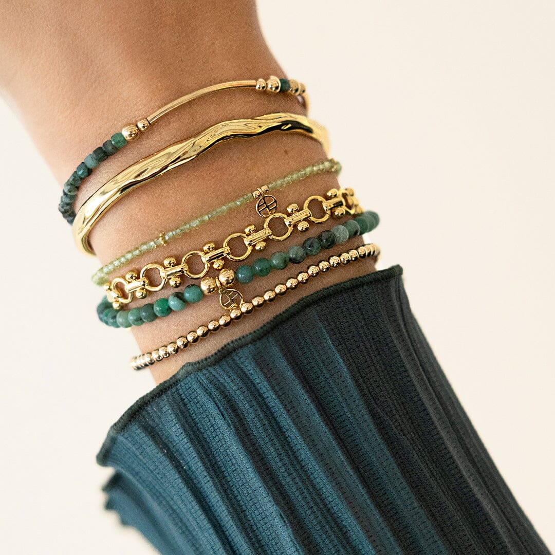 Emerald Division Charm Bracelet - Stone of Renewal