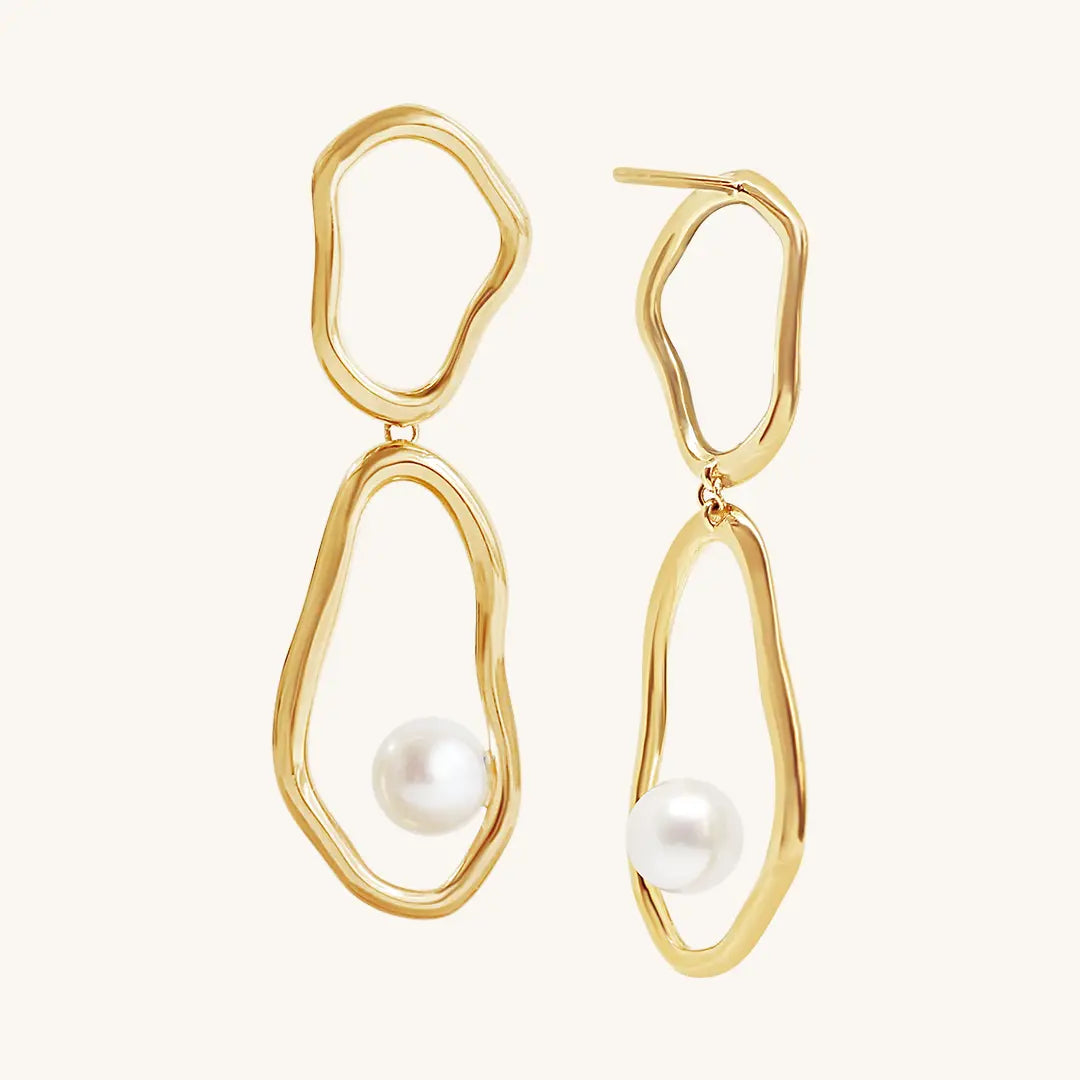 The  GOLD  Emerson Earrings by  Francesca Jewellery from the Earrings Collection.