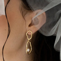 The  GOLD  Emerson Earrings by  Francesca Jewellery from the Earrings Collection.