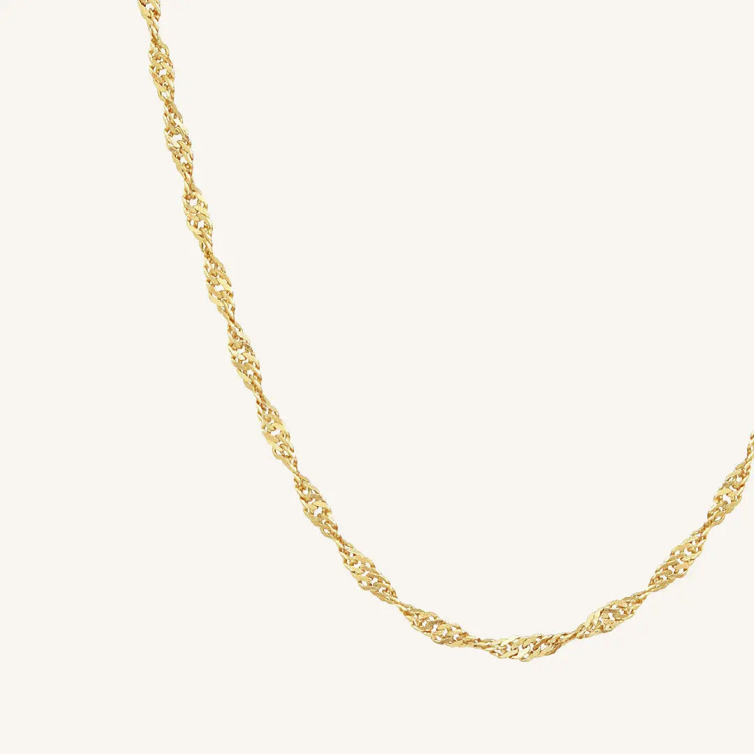 The  GOLD  Entwine Chain by  Francesca Jewellery from the Necklaces Collection.