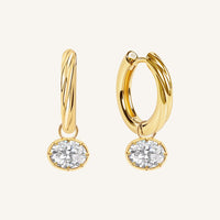 Estelle Charm Hoops