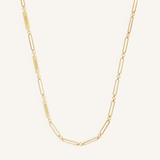 Etch Engravable Chain Necklace 3 Panels