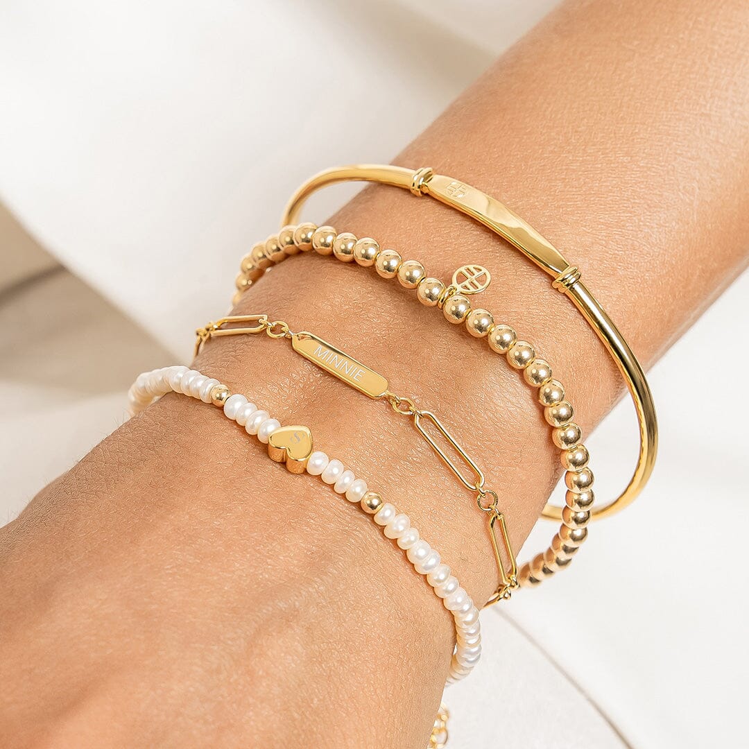 Etch Engravable Chain Bracelet 1 Panel