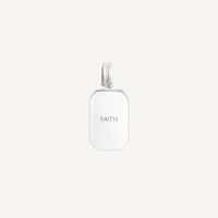 Etch Faith Charm