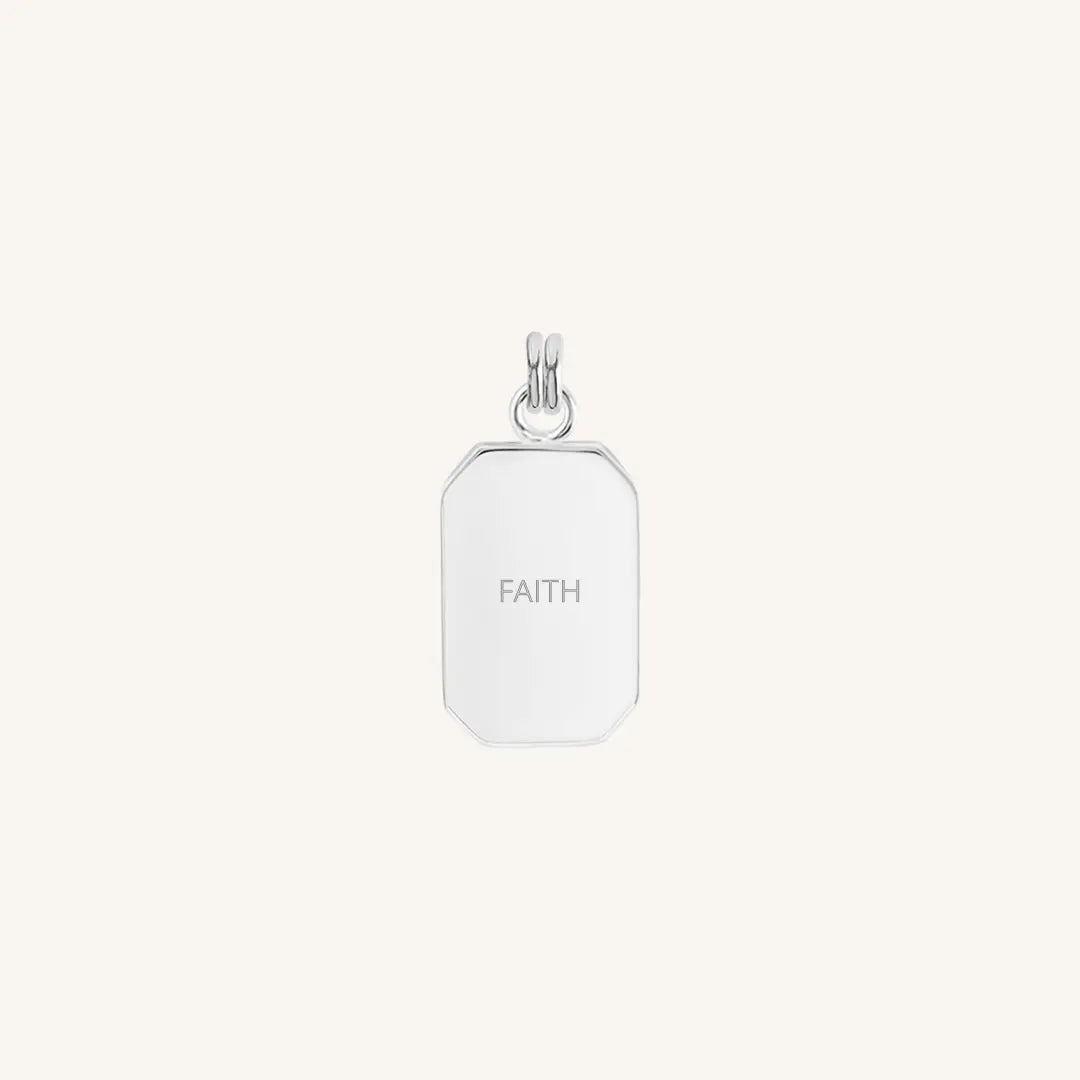 The    Etch Faith Charm by  Francesca Jewellery from the Charms Collection.