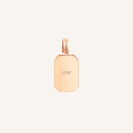 Etch Love Charm