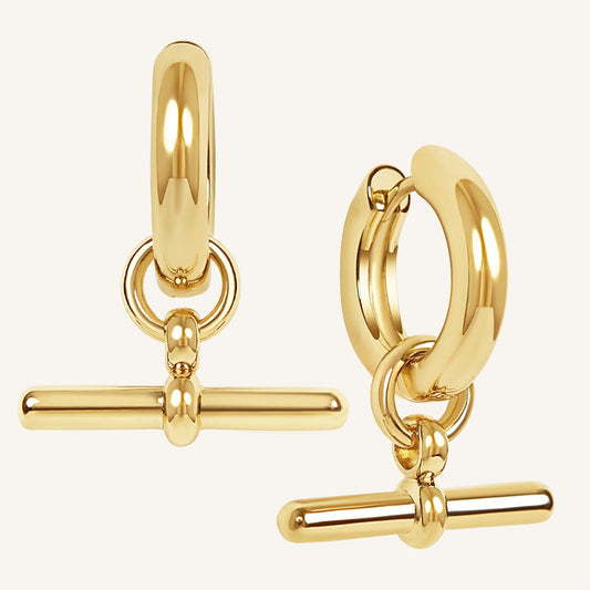Etta T-Bar Hoops