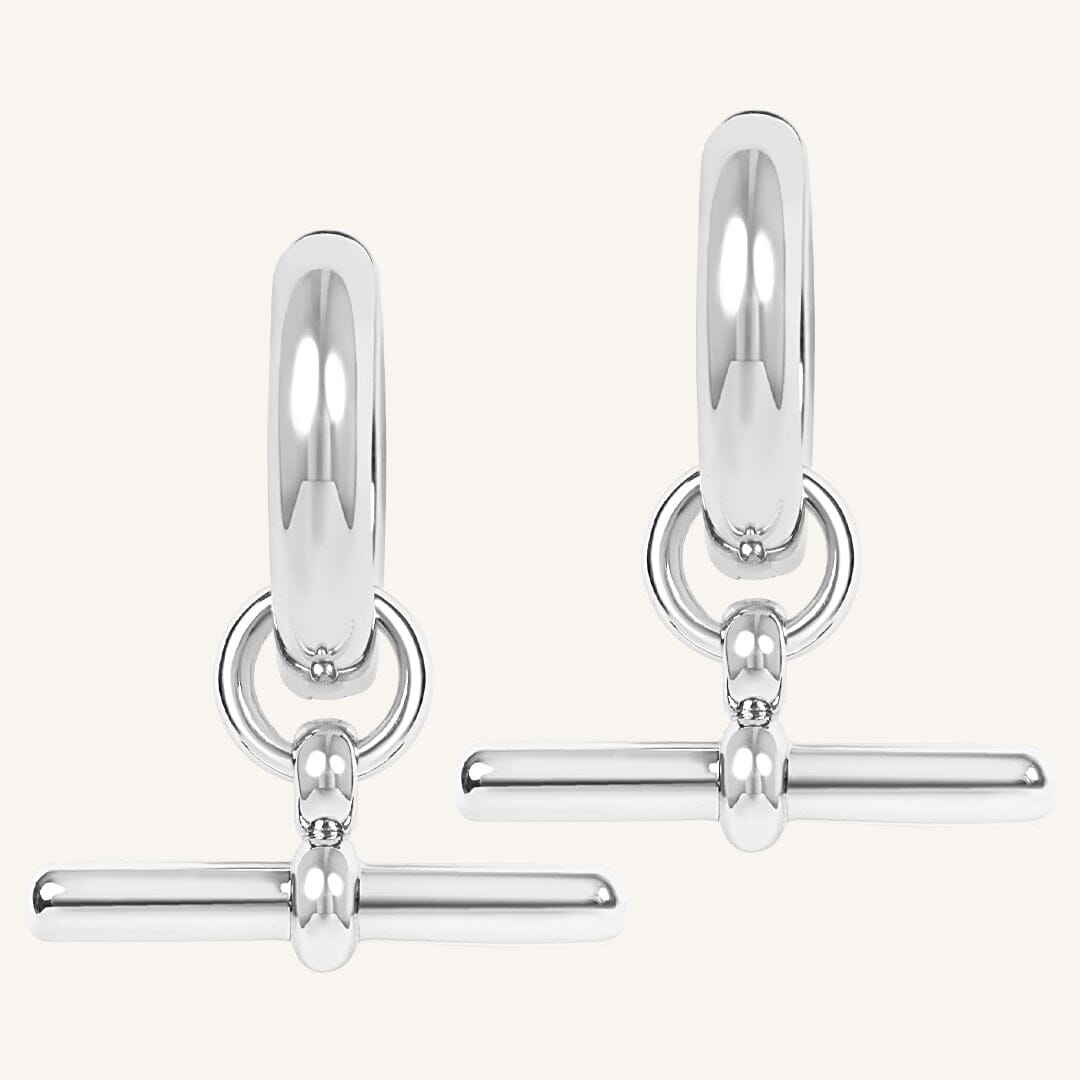 Etta T-Bar Hoops