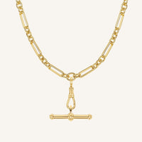 Etta T-Bar Pendant Fob Necklace