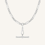 Etta T-Bar Pendant Fob Necklace