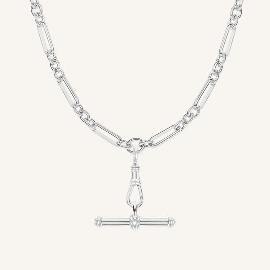 Etta T-Bar Pendant Fob Necklace