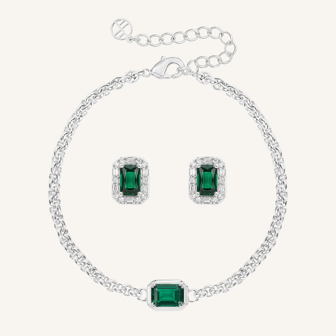 Evelyn Bracelet and Studs Set