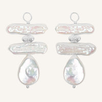 First Light Pearl Hoop Charm (Set of 2)
