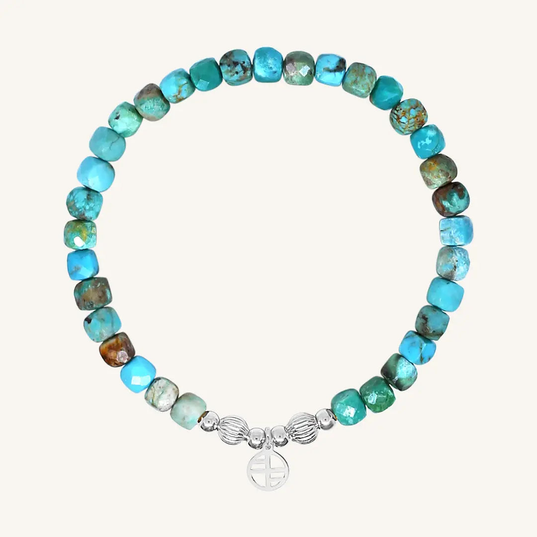 The  SILVER-L  Fleetwood Bracelet Turquoise by  Francesca Jewellery from the Bracelets Collection.
