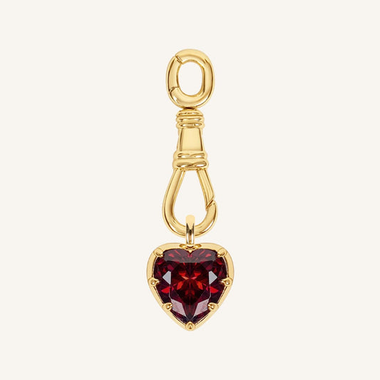 Florence Heart Fob Pendant