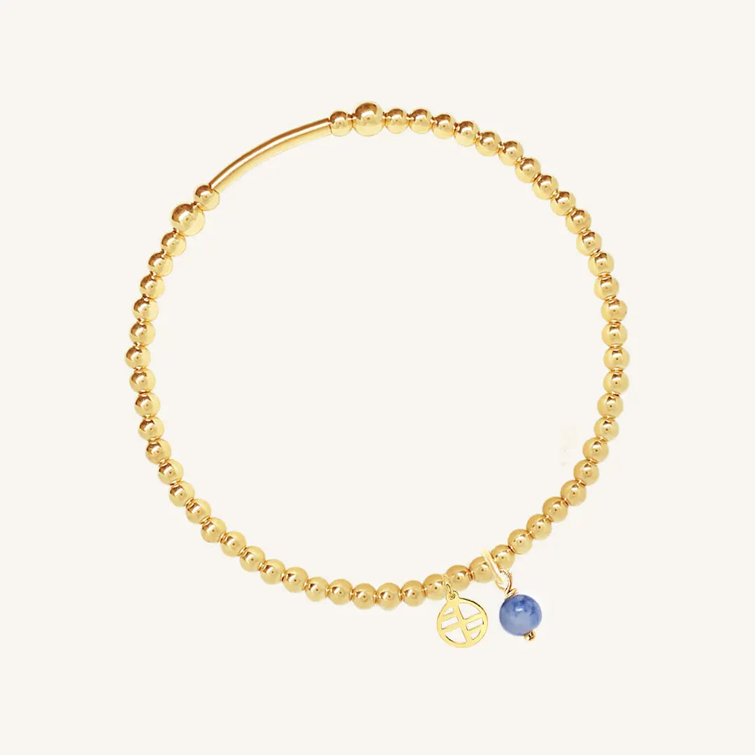 The  GOLD-L  Awareness Bracelet - Stay ChatTY by  Francesca Jewellery from the Bracelets Collection.